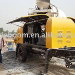 Trailer mounted concrete pump HBTS60-13-90B2-