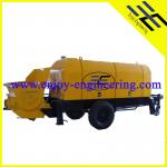 60 china diesel trailer concrete pump with boom
