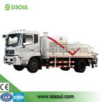 Truck-mounted concrete line pump-