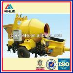 Portable concrete pump with mixer diesel motor for hot sale