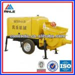HBT series small portable concrete pump with hydraulic hose