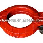 SHANGHAI Casting iron SANY extral heavey bolt pipeline clamp for connect pipe