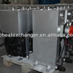 aluminum hydraulic oil cooler for concrete mixer