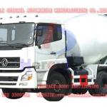 Dongfeng Dalishen double bridge concrete mixer transport truck