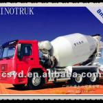 HOWO diesel engine 6*4 concrete mixer trucks