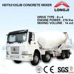 Concrete mixer 14m3 truck concrete mixer (Mixing Volume: 14m3, Engine Power: 276Kw)-