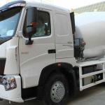 9m3 Sinotruk concrete mixer truck good mixing -- Good after-sales services