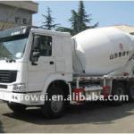 Sinotruk howo right hand drive concrete mixer truck
