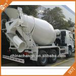 High quality concrete batching plant use HOWO HOWO 6m3 beton mixer truck