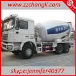 Reliable HOWO 6*4 12m3 self loading concrete mixer truck for sale