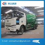 Famous brand jiefang concrete mixer truck 10-12CBM for sales
