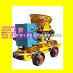 wet mix shotcrete machine for dry and wet building material