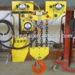 air chain hoists with air trolly 25 ton ,four chain manufacturer