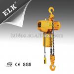 ELK 2 ton electric chain hoist with hook suspension