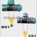 CD1.MD1 series 0.5T-32T electric wire rope hoist