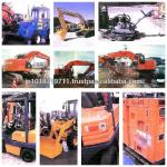 Made in Japan used construction machine including excavators , bulldozers , forklifts , wheel loaders , road rollers