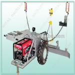 High efficiency surface finishing laser screed