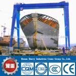 800 ton Span 1750 m Ship Building Gantry Crane Lifting Height 65 m A5 Working Grade