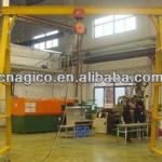 mobile gantry crane with wire rope hoist