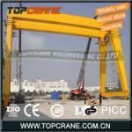 Single or double beam gantry crane