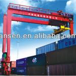 Double girder gantry goliath crane with hook for project