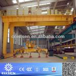 Double Girder Semi Gantry Crane with Overhead Traveling Crane