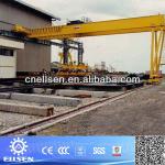 Single beam electric hoist semi gantry cranes for sale-