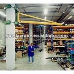 BZQ Model 0.25t~2t Wall Mounted Cantilever Crane With Electric Hoist