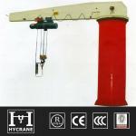 Free slewing pedestal columned 7 ton jib crane