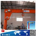 BZQ Type Wall Mounted Cantilever Pillar Lift Jib Crane 10 Ton