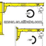 Anson 1t 360 degree rotating jib crane