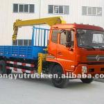 Truck with loading crane/ 4*2 Crane truck (180HP)-