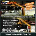 Small 360 degree rotating manual jib crane 1t-