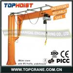 Eto jib crane with electric chain hoist