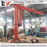 Light duty and heavy duty column swing lever cantilever jib crane