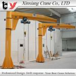 Heavy duty column mounted electric hoist jib crane