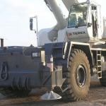 Crane Terex RT100. Year 2011