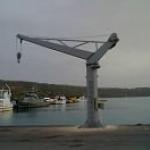marine crane offshore -pedestrial-hose handling