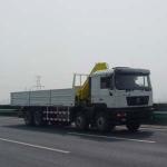 New Diesel 25Tons Folded Crane with Shan&#39;Qi 8x4