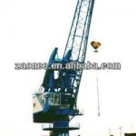 container loading and unloading cranes with fixed base
