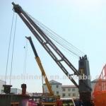 Hydrculic/electrical marine deck crane 50KN to 500KN