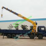 Truck Mounted With 16Tons Crane XCMG Dongfeng 8*4 Cargo Truck For Sales