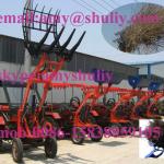 mini wheel loader for tree branch//catch grass machine//0086-15838059105