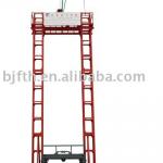 1.5T Single cage construction hoist for 80m