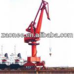 Heavy duty portal crane with hook or grab / mobile cranes-