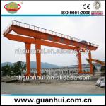 MG double girder gantry crane with winch trolley-