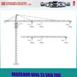 XCMG Tower Crane QTZ100(6013Y-6)) 6T Max Load