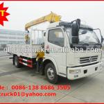 dongfeng 4*2 4 tons LHD/RHD truck mounted crane