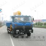 Quick seller !! 6-7Ton Dongfeng 145 truck mounted crane-