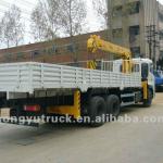 dongfeng 6*4 truck loader crane